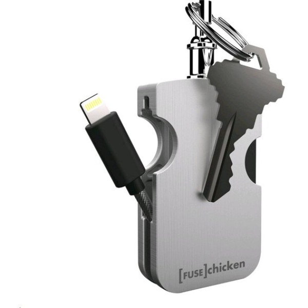 Кабель та адаптер FuseChicken USB Cable to Lightning Armour Travel 13cm (UCB100/101-UCB/KRL-100)